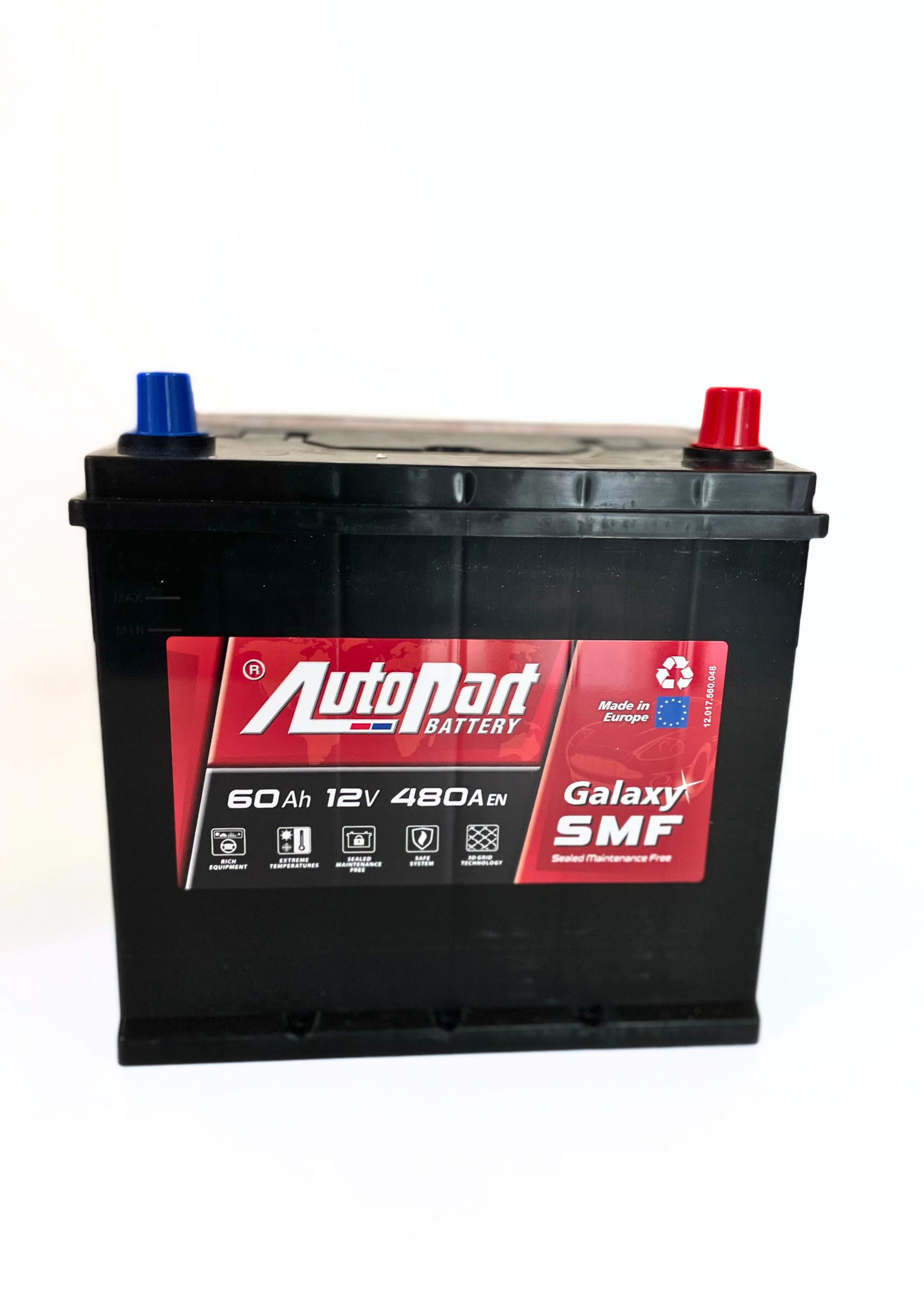GALAXY SMF BATTERY 60Ah (55D23L)